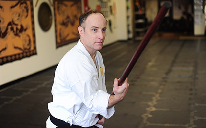 Sensei John Dombeck Bo Staff